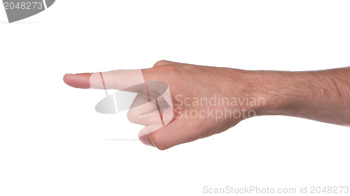 Image of Hand pointing