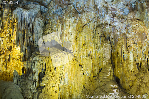 Image of Limestone formations in the Son Doong cave, Vietnam