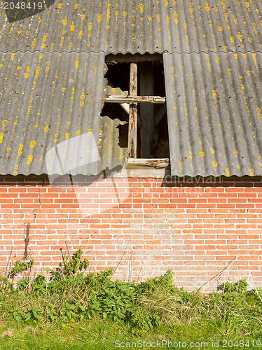 Image of Old stable roof collapsed