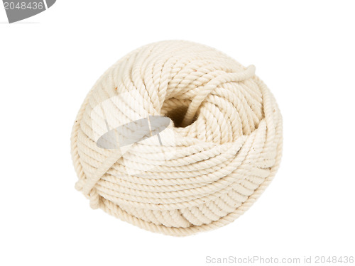 Image of Knitting yarn isolated on a white background