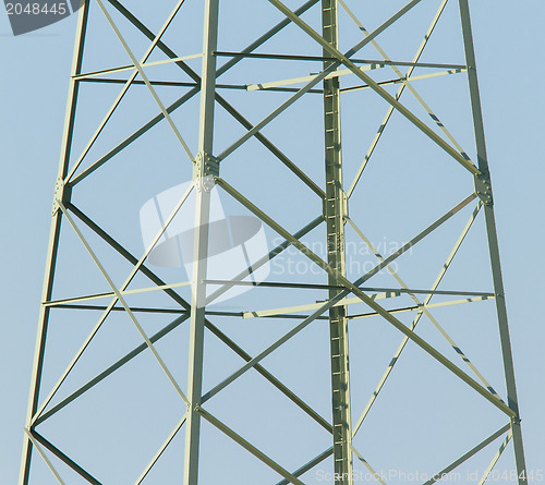 Image of Stairs in an electricity pylon