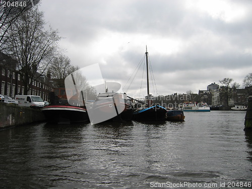Image of Amsterdam from water