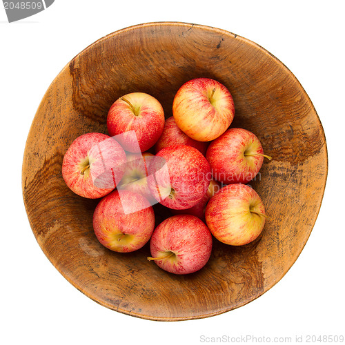 Image of Background with fresh red apples