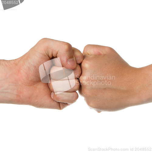 Image of Mans hand and womans hand
