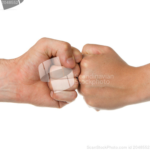 Image of Mans hand and womans hand