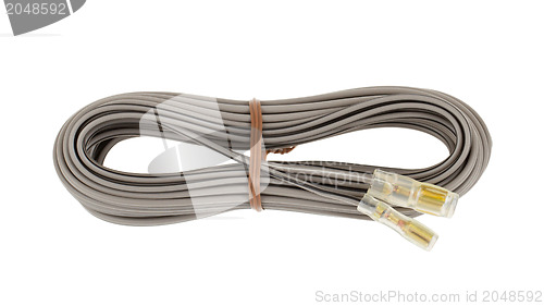 Image of Speaker cable isolated