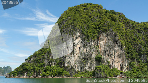 Image of Limestone rocks in Halong Bay, Vietnam