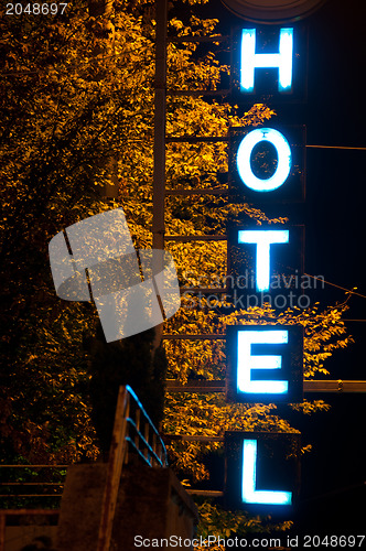 Image of Hotel Neon Sign