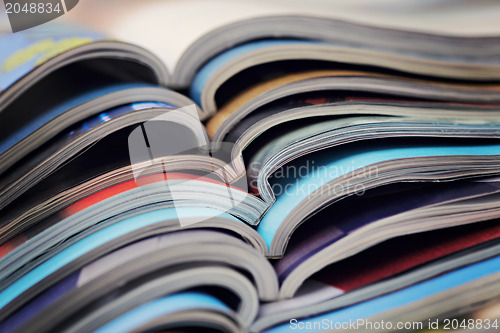 Image of pile of magazines