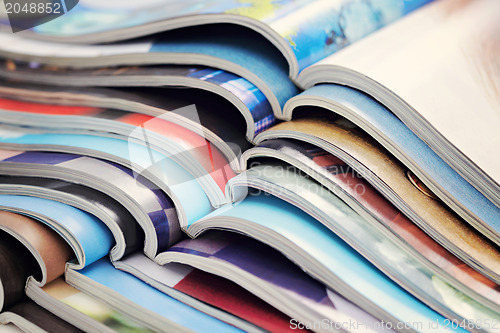 Image of pile of magazines