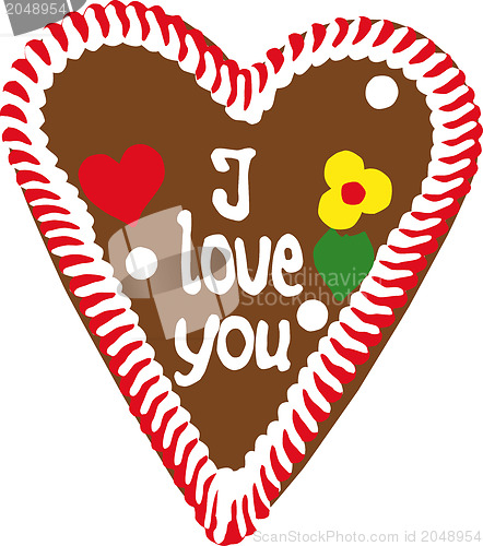 Image of Oktoberfest Gingerbread Heart