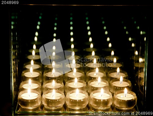 Image of Candles Reflections