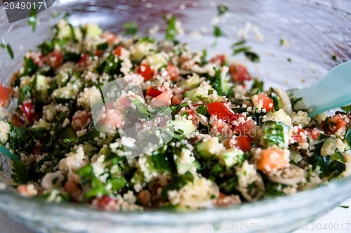 Image of Arabian Tabouleh Dish With Couscous