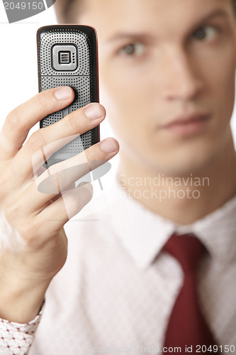 Image of Using cell phone