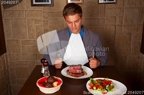 Image of eat a beef steak