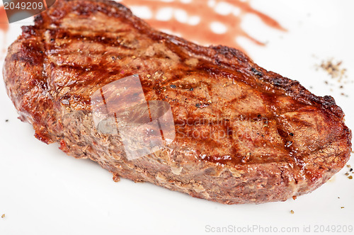 Image of Juicy rib-eye beef steak