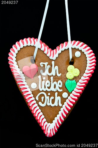 Image of Oktoberfest Gingerbread Heart