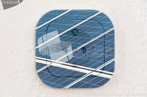 Image of Conceptual: Solar Panels over Power Outlet