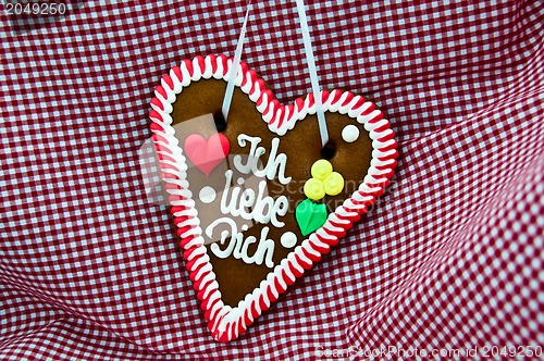 Image of Oktoberfest Gingerbread Heart