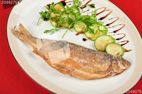 Image of Fried peled fish
