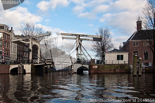 Image of Typical Amsterdam Drawbridge