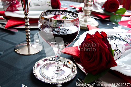 Image of Christmas Table Setting