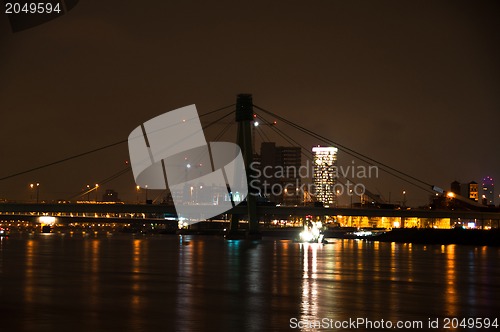 Image of Severin Bridge in Cologne, Germany