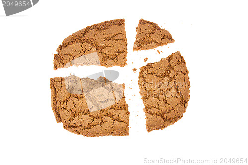 Image of Broken speculaas biscuit, speciality from Holland