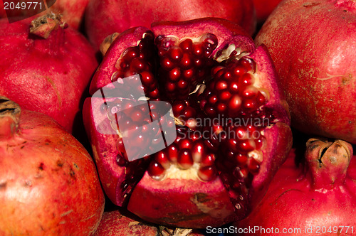 Image of Pomegranate fruits