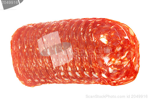 Image of slices of chorizo