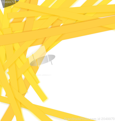 Image of Shredded yellow paper 