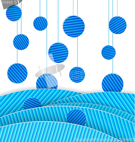 Image of Abstract blue dots