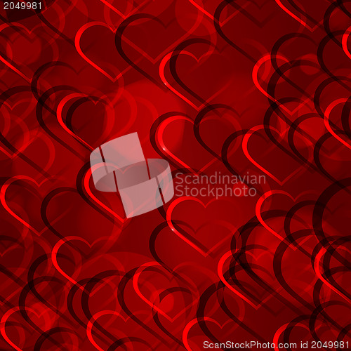 Image of Sparkling hearts seamless 