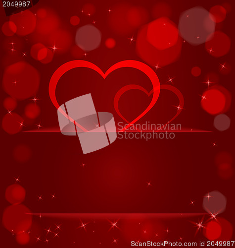Image of Sparkling hearts light pocket 