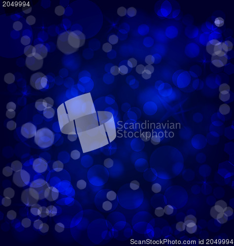 Image of Blue bokeh background 