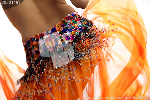 Image of Orange belly dancer