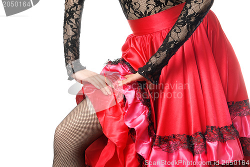 Image of Flamenco dancer standing