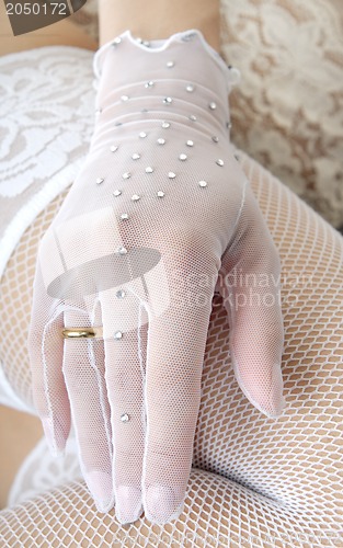 Image of Hand of bride