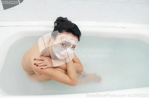 Image of Woman in the bath