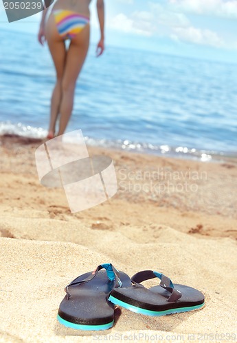 Image of Beach slippers