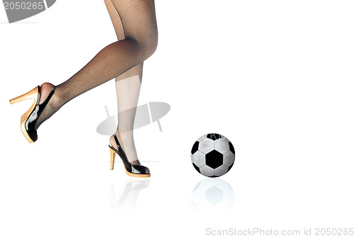 Image of Woman football