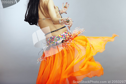 Image of Backside of the belly dancer