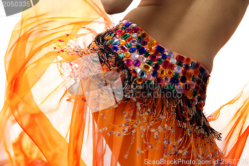 Image of Orange belly dancer