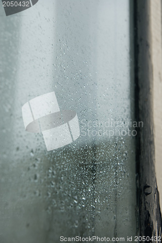 Image of Window and rain