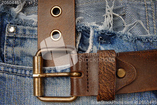 Image of Belt and jeans