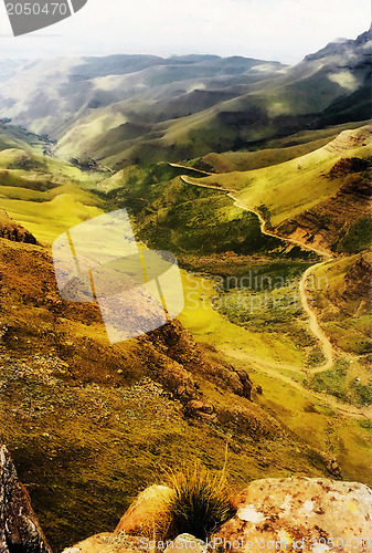 Image of Painting of Sani Pass