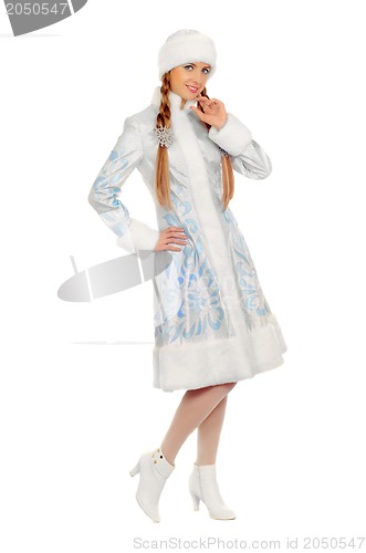 Image of Pretty smiling Snow Maiden