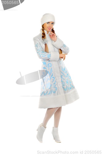 Image of Cute smiling Snow Maiden