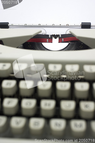 Image of typewriter message