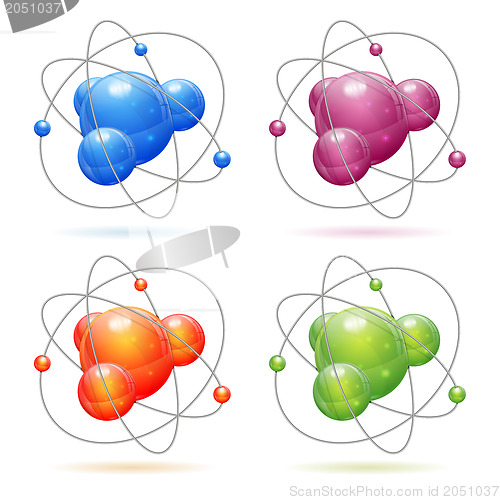 Image of Set Atom Model